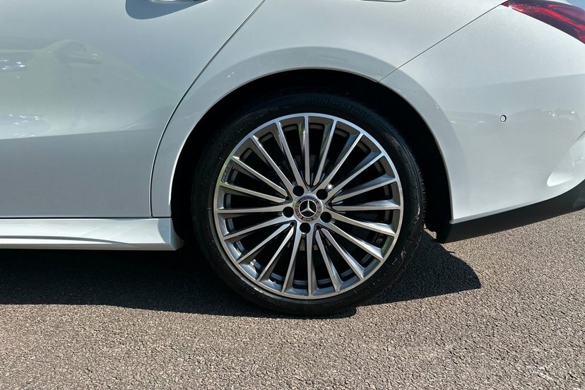 Mercedes-Benz CLA Class Cla220d Amg Line Premium Coupe White #4