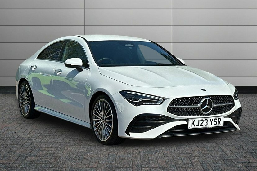 Mercedes-Benz CLA Class Cla220d Amg Line Premium Coupe White