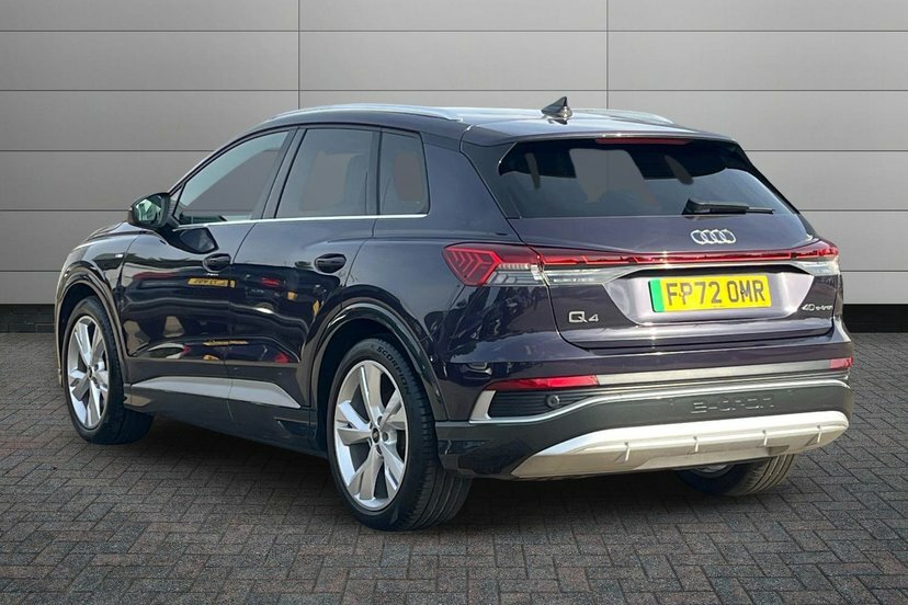 Audi Q4 E Tron 40 S Line Suv 82Kwh 204 Ps Tec FP72OMR Purple #3