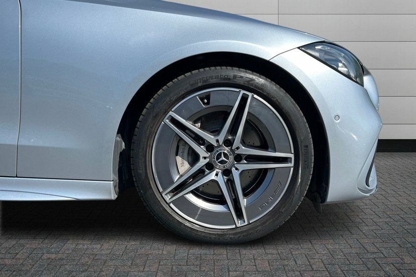 Mercedes-Benz C Class 2.0 C300dh Mhev Amg Line Estate Hybrid Silver #4