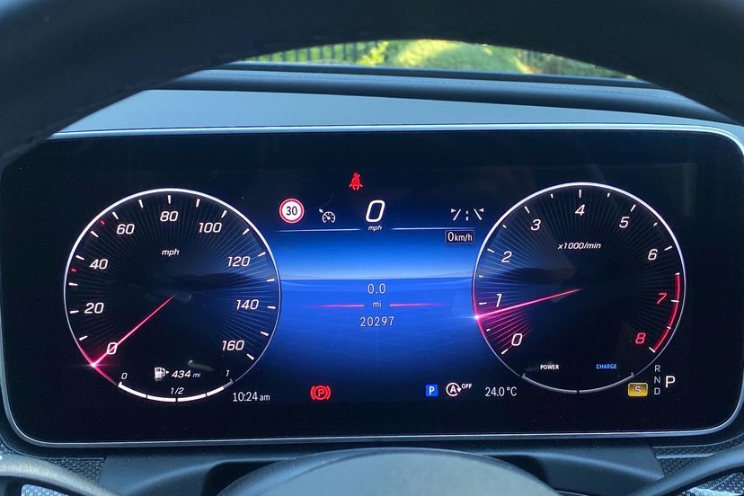Mercedes-Benz C Class C200h Mhev Amg Line Saloon Blue #6