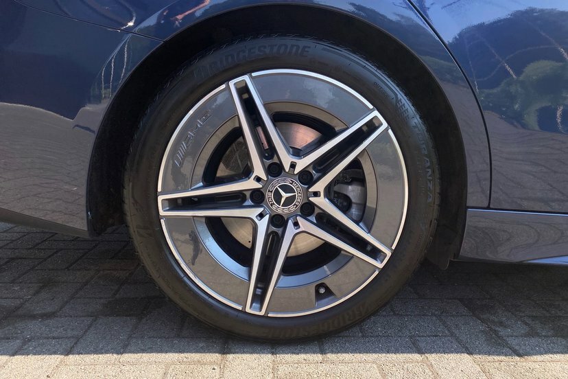 Mercedes-Benz C Class C200h Mhev Amg Line Saloon Blue #4