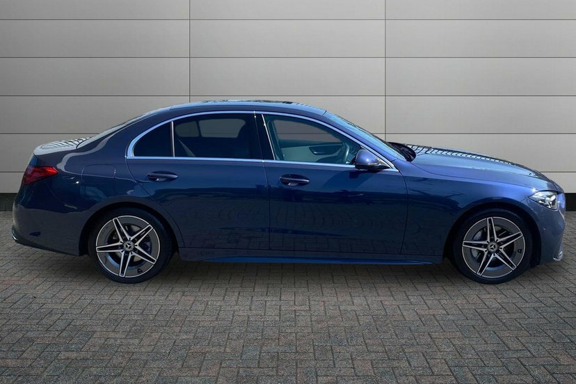 Mercedes-Benz C Class C200h Mhev Amg Line Saloon Blue #3