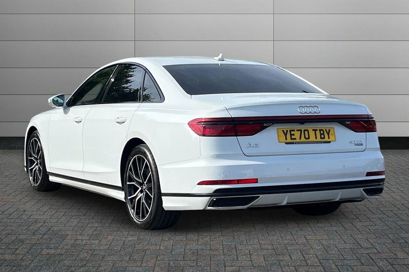 Audi A8 3.0 Tdi V6 50 Black Edition Saloon Tipt White #3