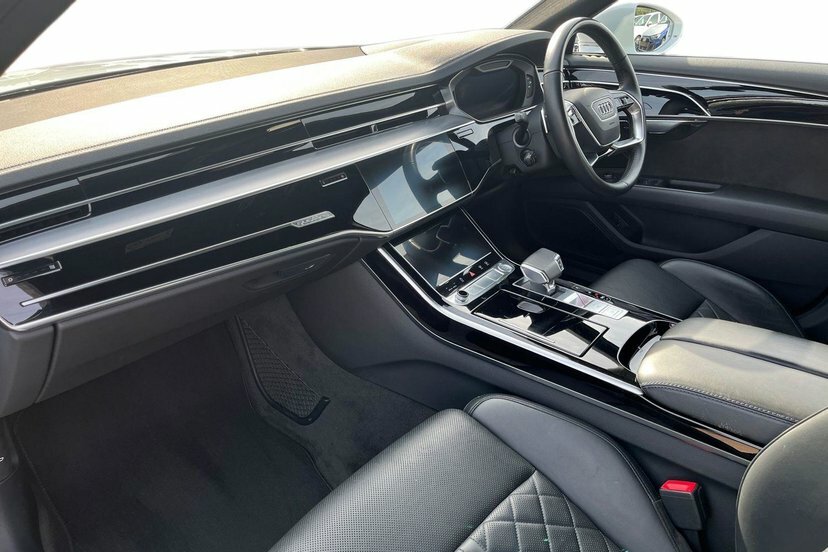 Audi A8 3.0 Tdi V6 50 Black Edition Saloon Tipt White #2