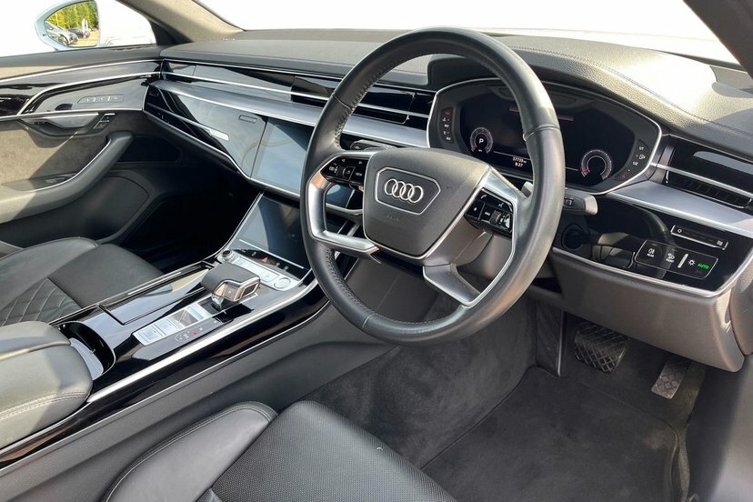 Audi A8 3.0 Tdi V6 50 Black Edition Saloon Tipt White #6
