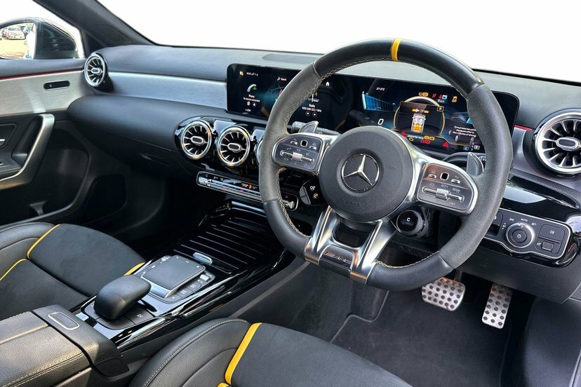 Mercedes-Benz A Class A45 Amg S Hatchback EF70UKU White #5