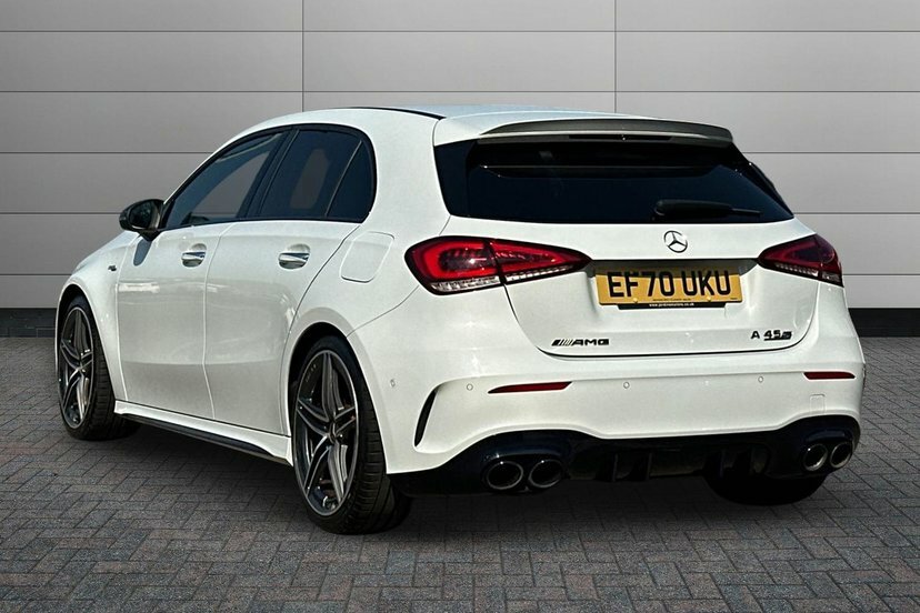Mercedes-Benz A Class A45 Amg S Hatchback EF70UKU White #2