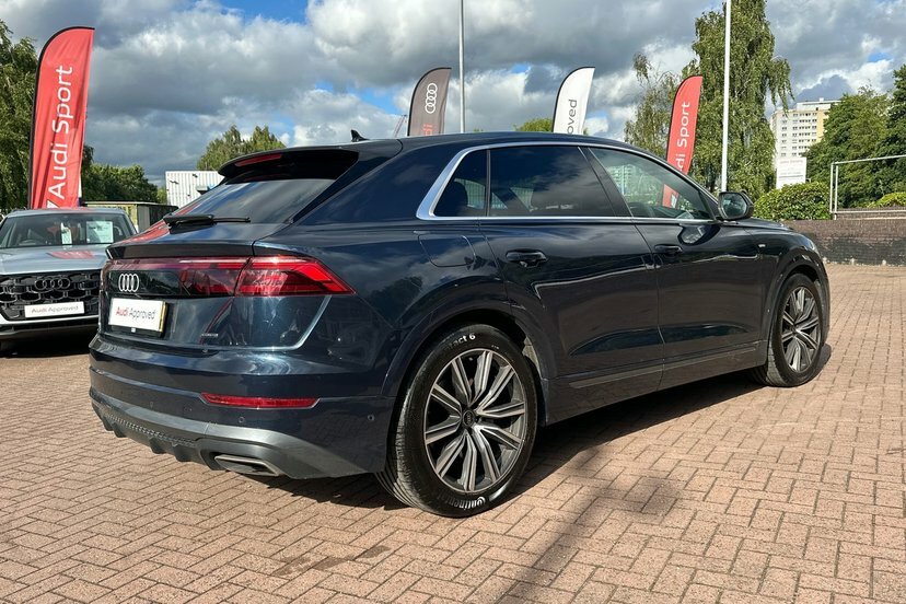 Audi Q8 Audi Q8 Estate 55 Tfsi Quattro S Line Tiptroni Blue #44
