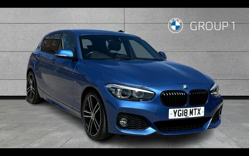 BMW 1 Series 2.0 120I M Sport Shadow Edition Hatchback Petr Blue
