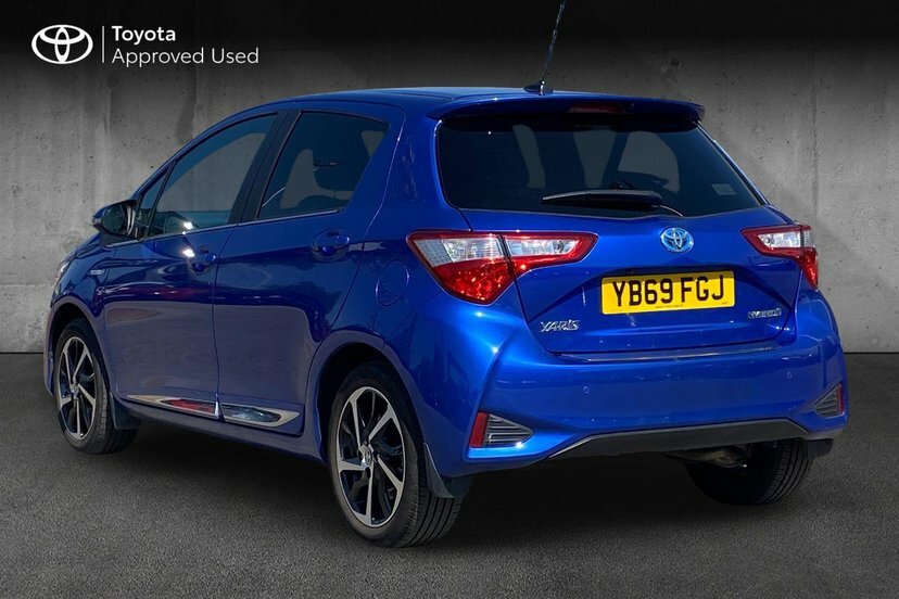 Toyota Yaris 1.5 Vvt-h Excel Hatchback Hybrid E-cvt Blue #4
