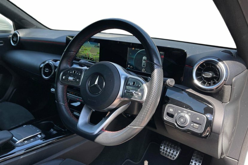 Mercedes-Benz A Class A180 Amg Line Saloon MH21PHU White #5
