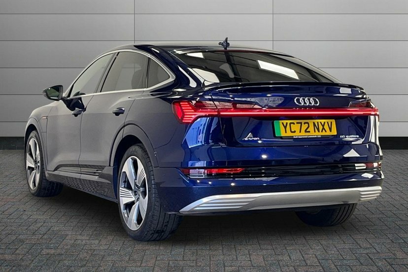Audi E-tron 50 S Line Sportback Quattro 71.2 Blue #3
