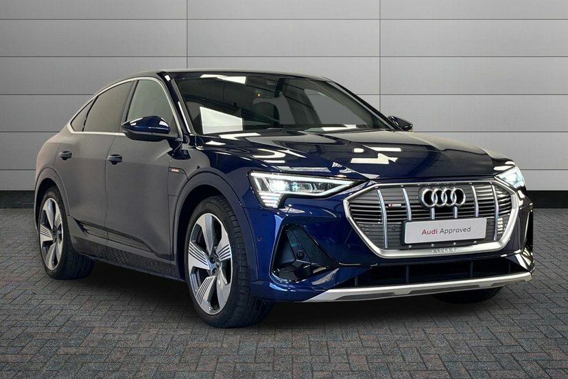 Audi E-tron 50 S Line Sportback Quattro 71.2 Blue