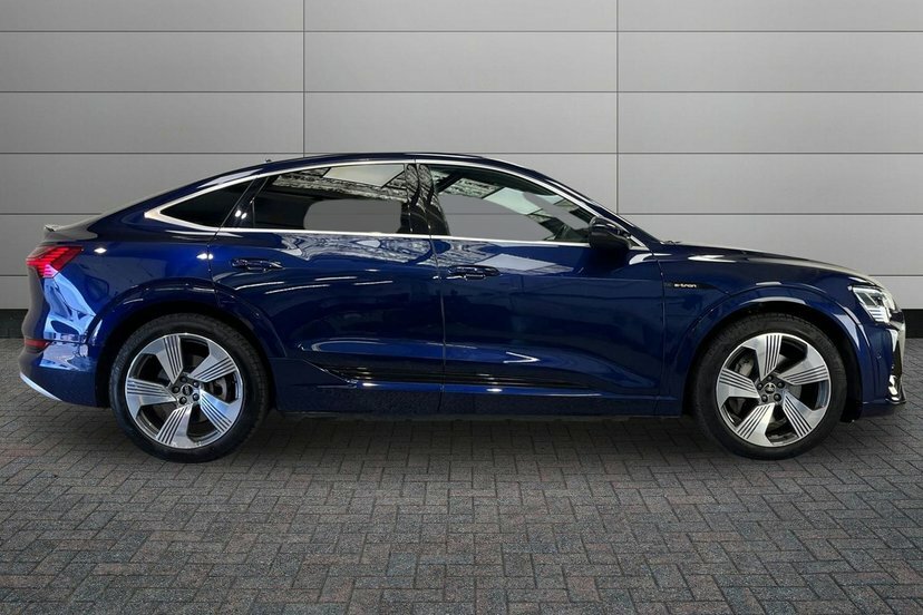 Audi E-tron 50 S Line Sportback Quattro 71.2 Blue #4