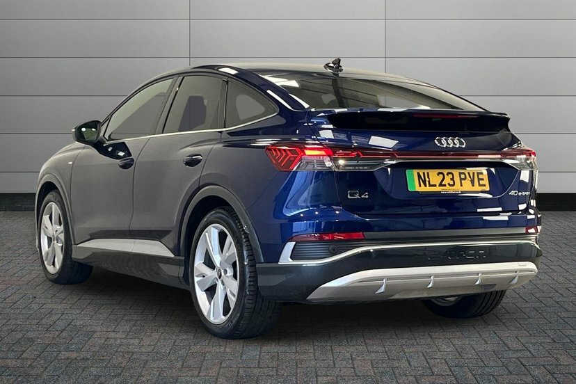 Audi Q4 E Tron 40 S Line Sportback 82Kwh 204 P NL23PVE Blue #3