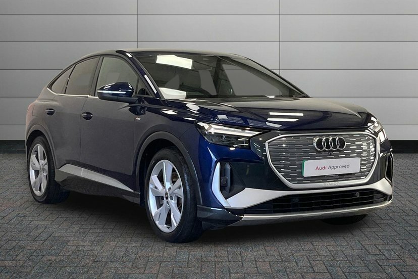 Audi Q4 E Tron 40 S Line Sportback 82Kwh 204 P Blue