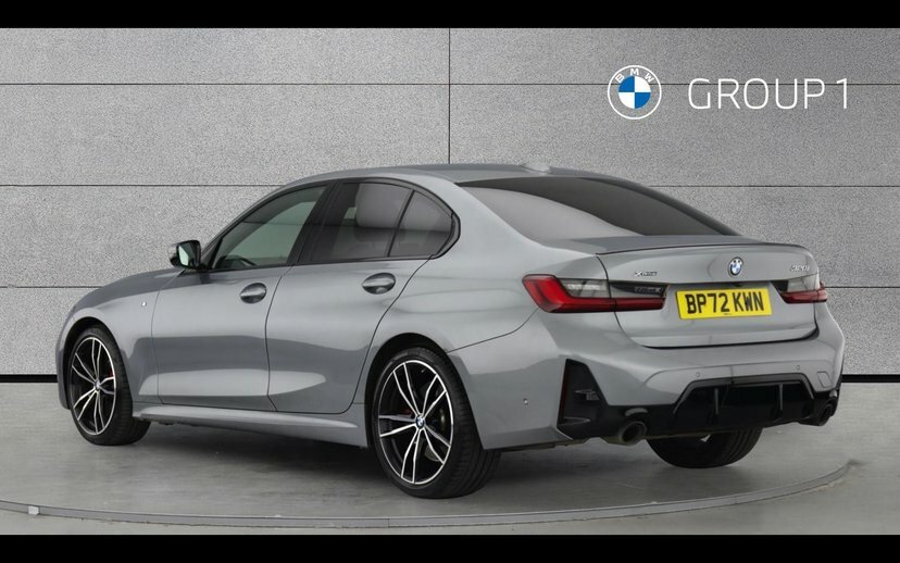 BMW 3 Series 320I Xdrive M Sport Saloon BP72KWN Grey #2