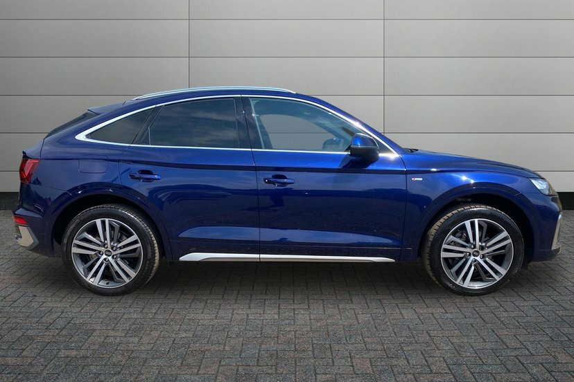 Audi Q5 2.0 Tdi 40 S Line Sportback S Tronic Qu EJ23NFX Blue #4