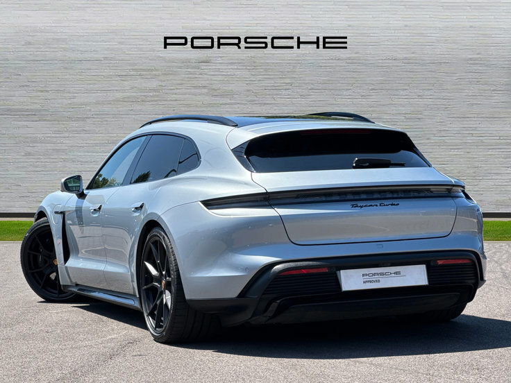 Porsche Taycan Performance Plus 93.4Kwh Turbo Sport Turismo E Silver #2