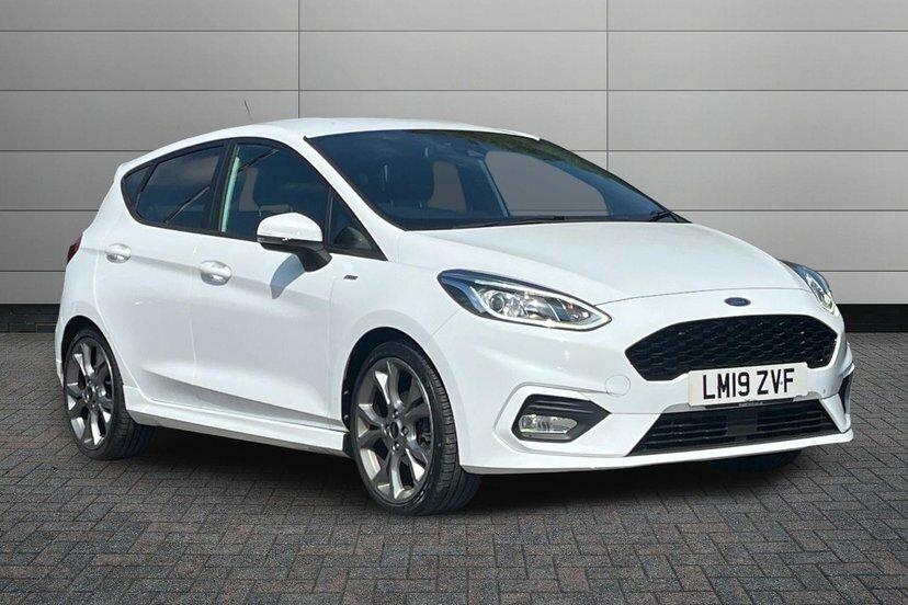 Ford Fiesta 1.0T Ecoboost Gpf St-line Hatchback Man White