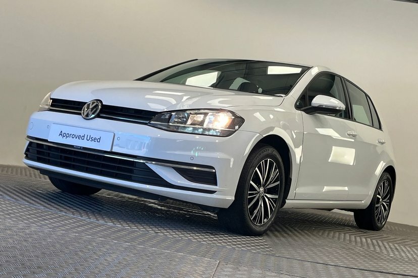 Volkswagen Golf 2.0 Tdi Se Nav Estate Dsg Euro 6 Ss White #30