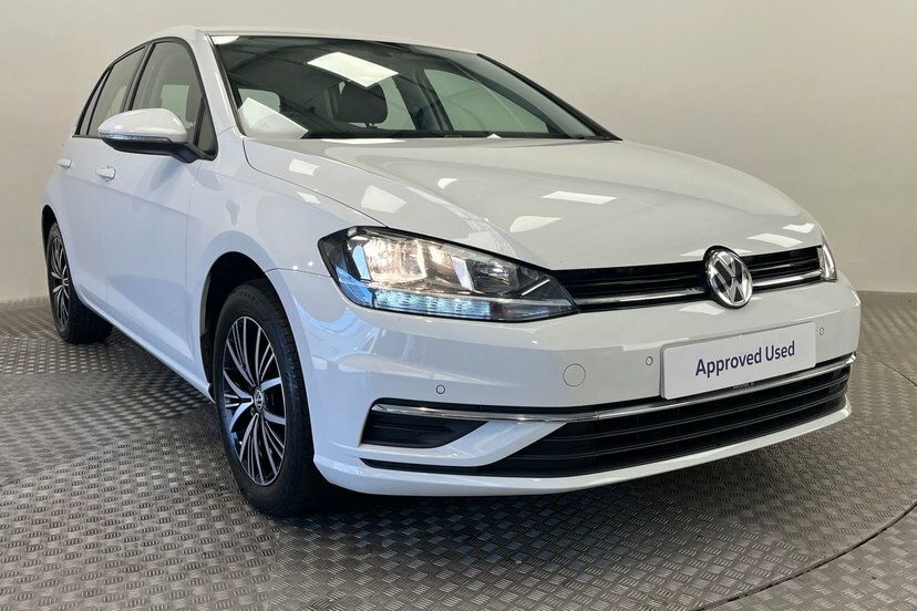 Volkswagen Golf 2.0 Tdi Se Nav Estate Dsg Euro 6 Ss White #9
