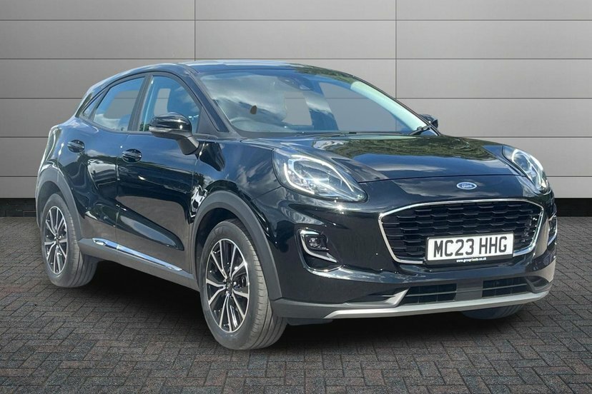 Ford Puma 1.0T Ecoboost Mhev Titanium Suv Hybrid Black