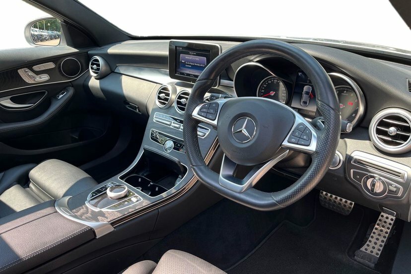 Mercedes-Benz C Class 2.0 C200 Amg Line Premium Saloon G-tr Silver #5