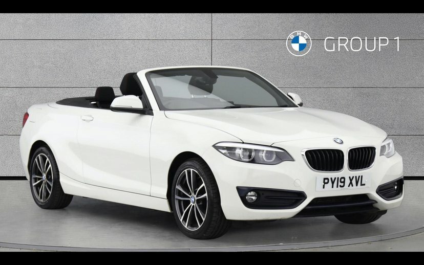 BMW 2 Series 218D Sport Convertible White
