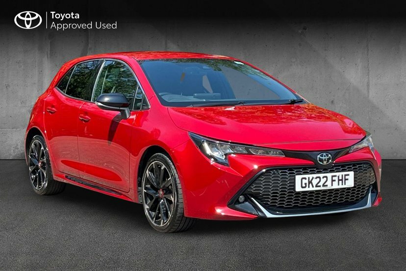 Toyota Corolla 1.8 Vvt-h Gpf Gr Sport Hatchback Hybrid Red