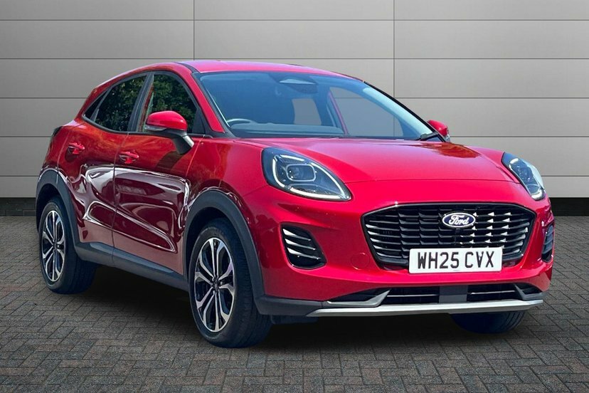 Ford Puma 1.0T Ecoboost Mhev Titanium Suv Hybrid Red