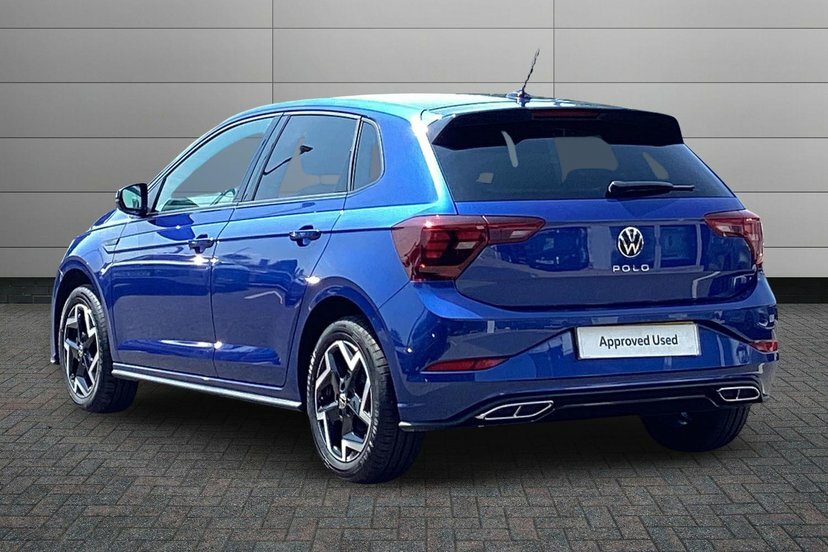 Volkswagen Polo 1.0 Tsi R-line Hatchback Dsg 115 Ps Blue #3