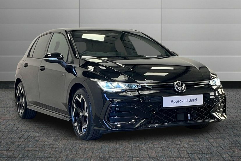 Volkswagen Golf 1.5 Etsi Mhev R-line Hatchback Hybrid D Black