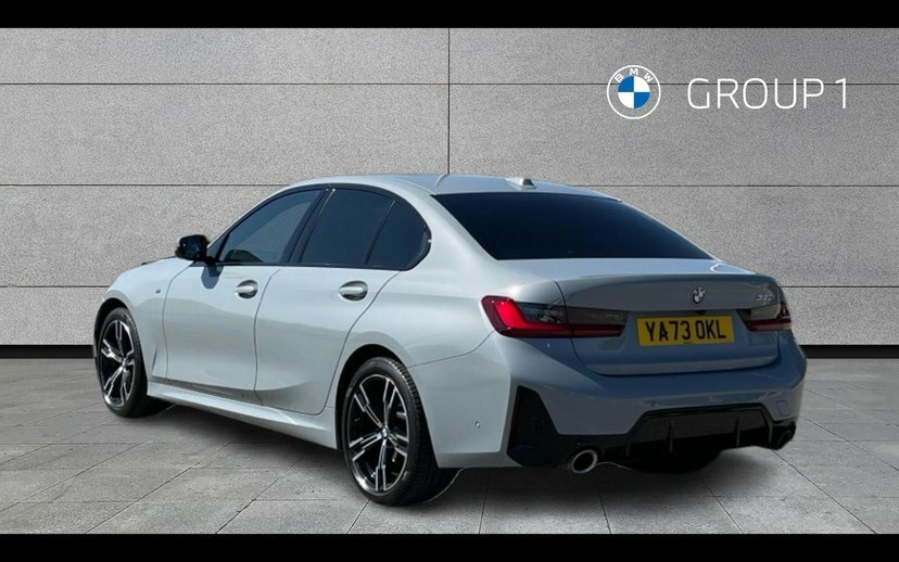 BMW 3 Series 320I M Sport Saloon YA73OKL Grey #2