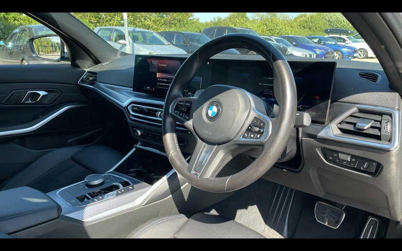 BMW 3 Series 320I M Sport Saloon YA73OKL Grey #6