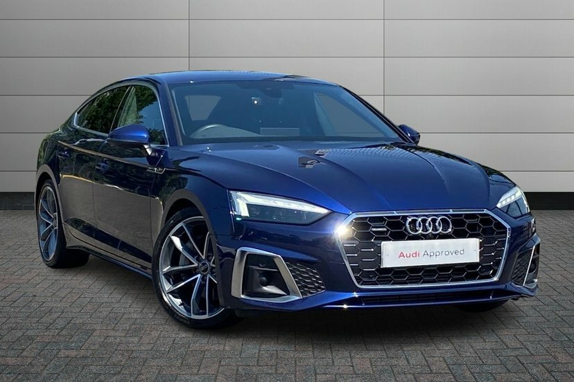 Audi A5 2.0 Tfsi 45 S Line Sportback S Tronic Q Blue