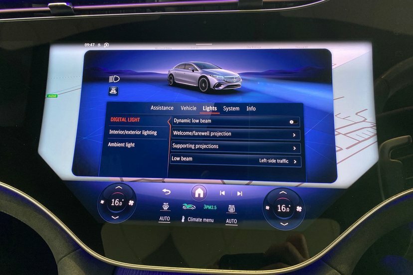 Mercedes-Benz EQS Eqs 450 245Kw Amg Line Premium 107.8Kwh Blue #48