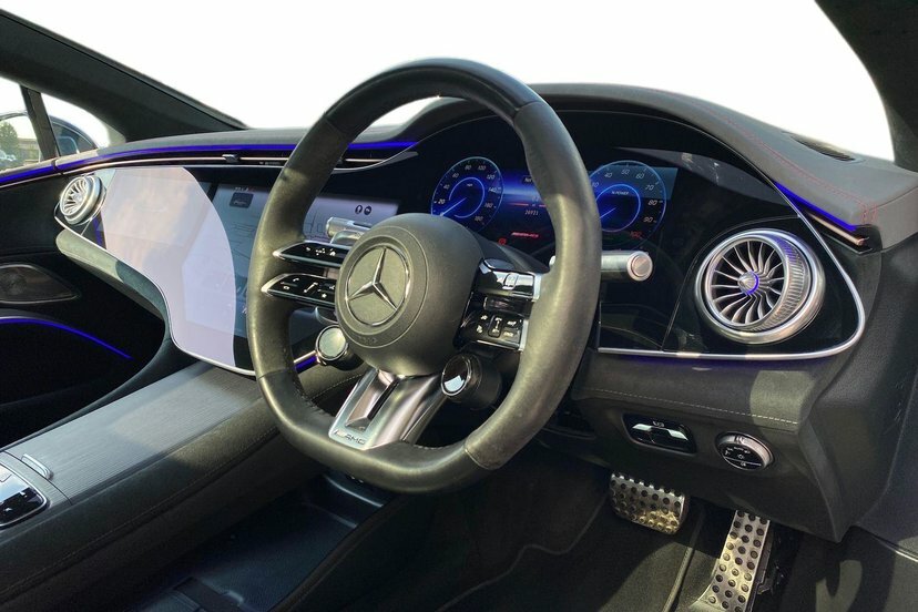 Mercedes-Benz EQS Eqs 53 108.4Kwh Amg Night Edition Saloon Elect White #5