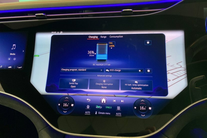 Mercedes-Benz EQS Eqs 450 245Kw Amg Line Premium 107.8Kwh Blue #53