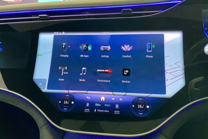 Mercedes-Benz EQS Eqs 450 245Kw Amg Line Premium 107.8Kwh Blue #23