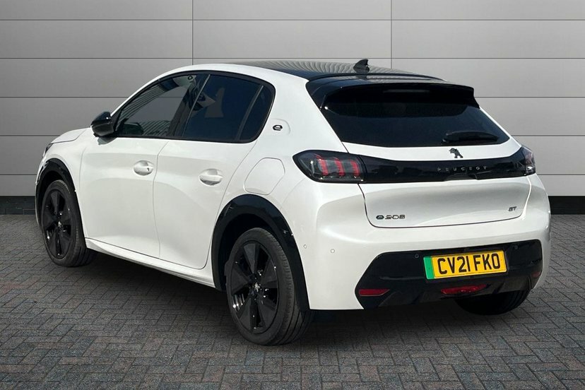Peugeot e-208 50Kwh Gt Premium Hatchback 136 White #3