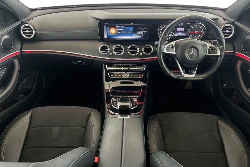 Mercedes-Benz E Class E220d Amg Line Premium Estate SM67XFN Red #6