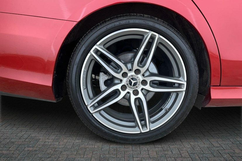 Mercedes-Benz E Class E220d Amg Line Premium Estate SM67XFN Red #5