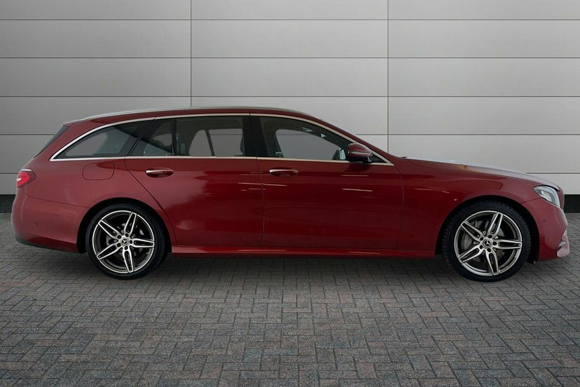 Mercedes-Benz E Class E220d Amg Line Premium Estate SM67XFN Red #4