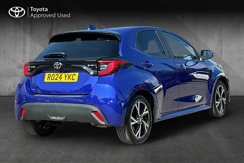 Toyota Yaris 1.5 Vvt-h Design Hatchback Hybrid E-cvt Blue #2
