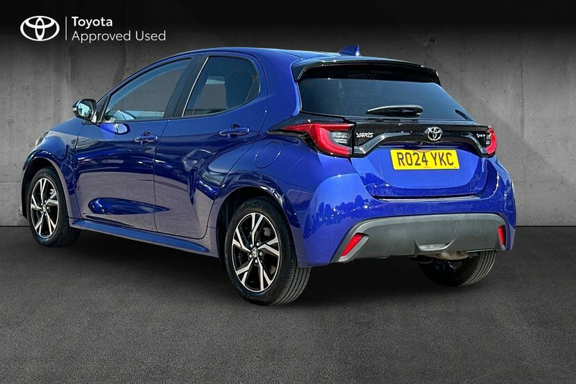 Toyota Yaris 1.5 Vvt-h Design Hatchback Hybrid E-cvt Blue #4