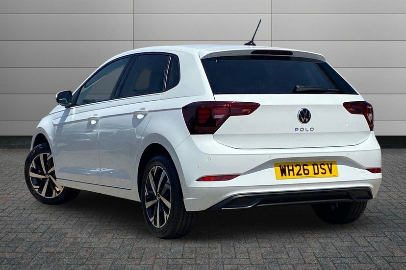 Volkswagen Polo 1.0 Tsi Match Hatchback 95 Ps WH26DSV White #3
