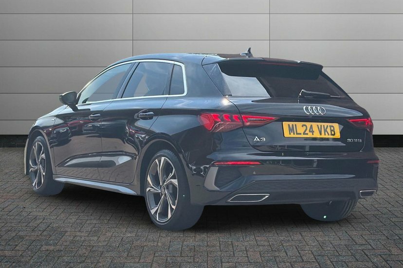 Audi A3 1.0 Tfsi 30 S Line Sportback S Tronic Black #3