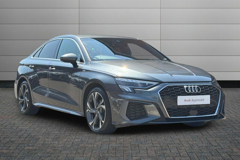 Audi A3 1.5 Tfsi 35 S Line Saloon S Tronic 150 Grey